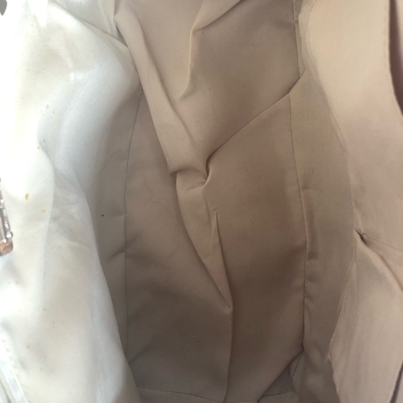 Tan and gold hand bag - Picture 5 of 8